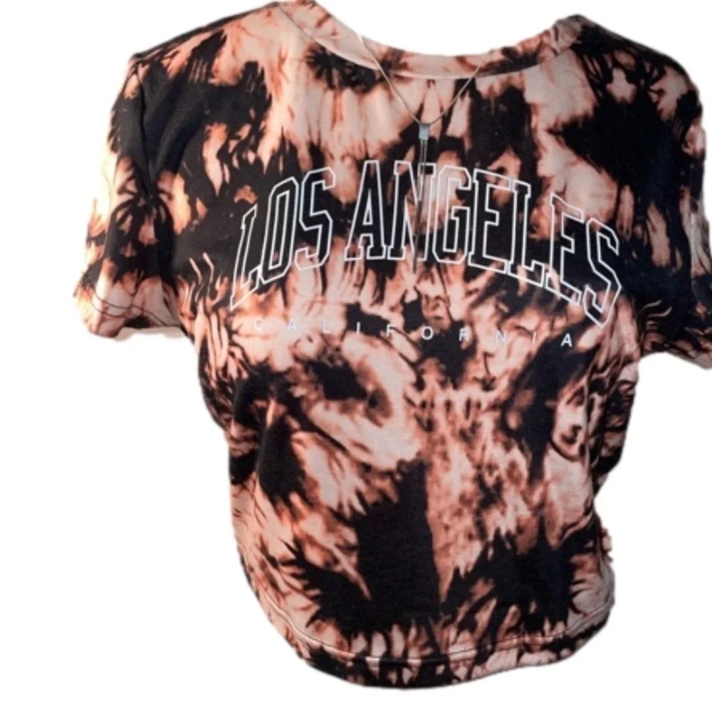 Show Off this New Los Angeles Tie Dye Halther Top for Casual/Party Wear Size L - Picture 1 of 14